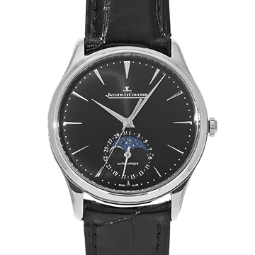 ジャガー ルクルト マスター ウルトラスリム ムーン Q1368471 ブラック メンズ 時計 【中古】【wristwatch】