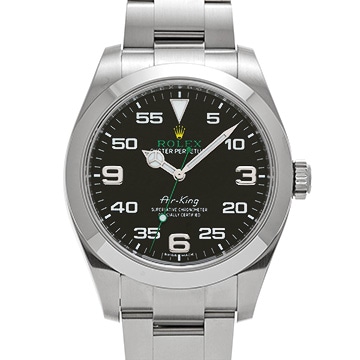 ロレックス エアキング 116900 ブラック メンズ 時計 【中古】【wristwatch】