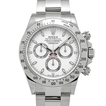 ロレックス コスモグラフ デイトナ 116520 ホワイト メンズ 時計 【中古】【wristwatch】