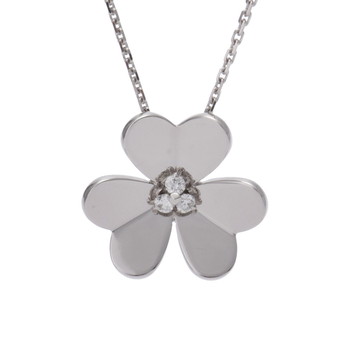 ヴァン クリーフ&アーペル フリヴォル ネックレス ラージ シルバー K18ホワイトゴールド WG レディース ジュエリー 【中古】【jewelry】