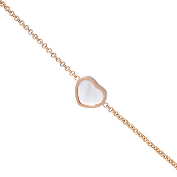 ショパール マイ ハッピーハート ブレスレット ゴールド K18ピンクゴールド PG レディース ジュエリー 【中古】【jewelry】