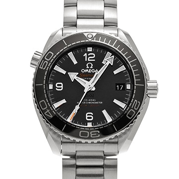 オメガ シーマスター プラネットオーシャン 600 コーアクシャル マスタークロノメーター 215.30.40.20.01.001 ブラック メンズ 時計 【中古】【wristwatch】