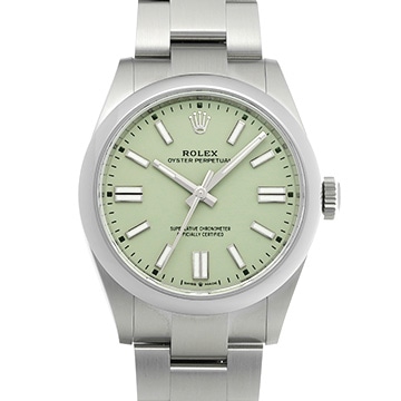 ロレックス オイスターパーペチュアル 41 134300 ピスタチオ メンズ 時計 【新品】【wristwatch】