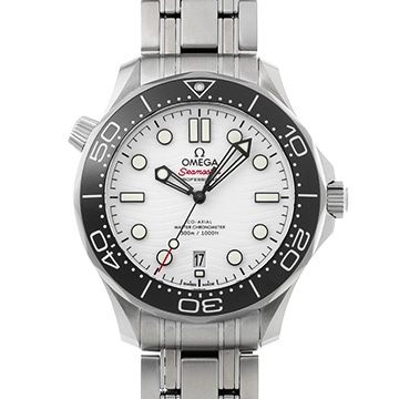 オメガ シーマスター ダイバー300 コーアクシャル マスタークロノメーター 210.30.42.20.04.001 ホワイト メンズ 時計 【中古】【wristwatch】