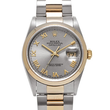 ロレックス デイトジャスト 16203 グレー メンズ 時計 【中古】【wristwatch】