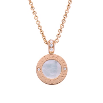 ブルガリ ブルガリブルガリ ネックレス ゴールド K18ピンクゴールド PG レディース ジュエリー 【中古】【jewelry】