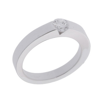 カルティエ デートウィズ リング #49 シルバー K18ホワイトゴールド WG レディース ジュエリー 【中古】【jewelry】