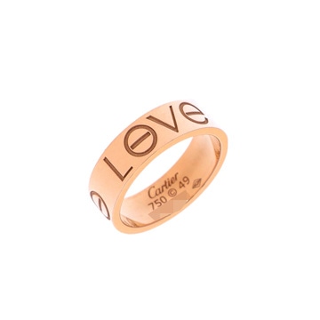 カルティエ ラブリング #49 2006年クリスマス限定 ゴールド K18ピンクゴールド PG レディース ジュエリー 【中古】【jewelry】