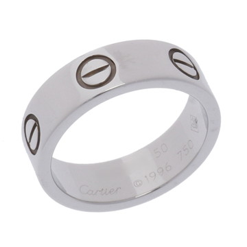 カルティエ ラブリング #50 シルバー K18ホワイトゴールド WG レディース ジュエリー 【中古】【jewelry】