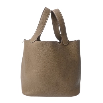 エルメス ピコタン ロックMM エトゥープ トリヨンクレマンス レディース バッグ 【中古】【bag】