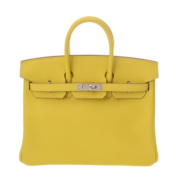 エルメス バーキン 25 ライム ヴォースイフト レディース バッグ 【中古】【bag】