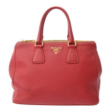 プラダ レッド レザー レディース バッグ 【中古】【bag】