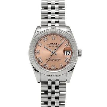 ロレックス デイトジャスト 178274 ピンク ユニセックス 時計 【中古】【wristwatch】