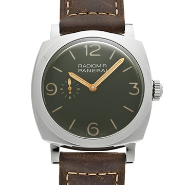 パネライ ラジオミール PAM00995 ミリタリーグリーン メンズ 時計 【中古】【wristwatch】