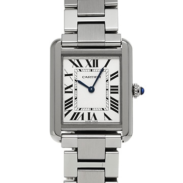 カルティエ タンク ソロ SM W5200013 シルバー レディース 時計 【中古】【wristwatch】