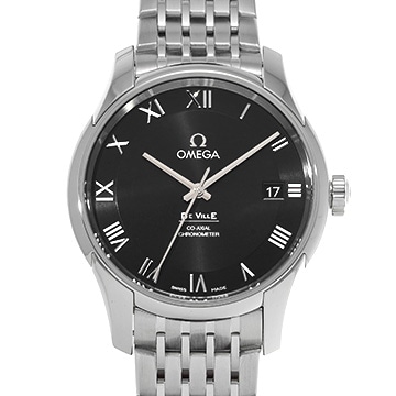 オメガ デ・ヴィル コーアクシャル クロノメーター 431.10.41.21.01.001 ブラック メンズ 時計 【新品】【wristwatch】