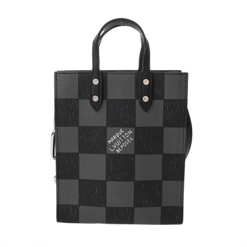ルイ ヴィトン ダミエチェッカーボード サックプラ XS ブラック/グレー N60479 ダミエキャンバス ユニセックス バッグ 【中古】【bag】