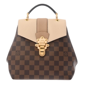 ルイ ヴィトン ダミエ クラプトンバックパック クレーム N42259 ダミエキャンバス レディース バッグ 【中古】【bag】