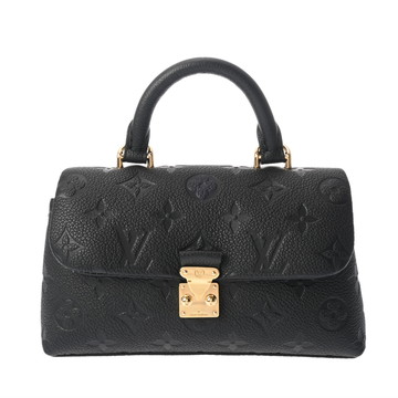 ルイ ヴィトン モノグラムアンプラント ナノ マドレーヌ ノワール M12144 レザー レディース バッグ 【中古】【bag】