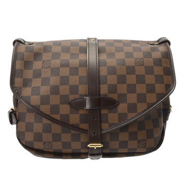 ルイ ヴィトン ダミエ ソミュール 30 SPオーダー ブラウン N48081 ダミエキャンバス レディース バッグ 【中古】【bag】