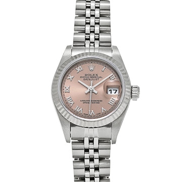 ロレックス デイトジャスト 79174 ピンク レディース 時計 【中古】【wristwatch】
