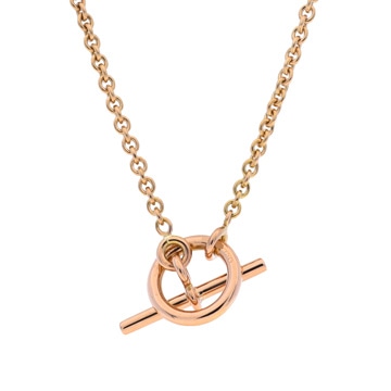 エルメス エシャペ ネックレス ゴールド K18ピンクゴールド PG レディース ジュエリー 【中古】【jewelry】