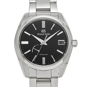 グランドセイコー ヘリテージコレクション スプリングドライブ SBGA467 ブラック メンズ 時計 【中古】【wristwatch】