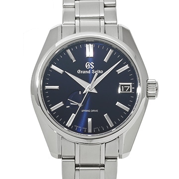 グランドセイコー ヘリテージコレクション スプリングドライブ SBGA375 ミッドナイトブルー メンズ 時計 【中古】【wristwatch】