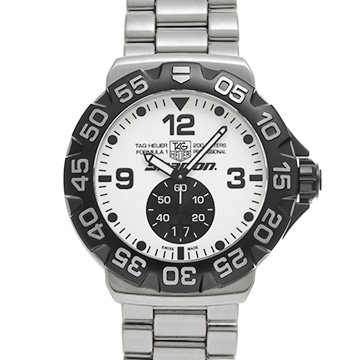 タグ ホイヤー フォーミュラ1 グランドデイト WAH1011.BA0854 ホワイト/ブラック メンズ 時計 【中古】【wristwatch】