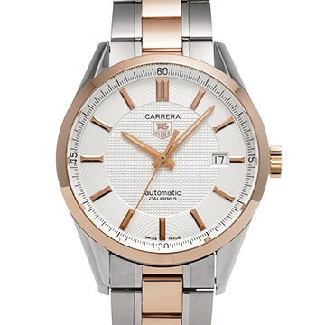 タグ ホイヤー カレラ キャリバー5 WV215E.BD0735 シルバー メンズ 時計 【中古】【wristwatch】