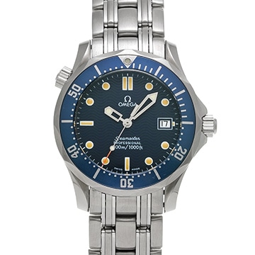 オメガ シーマスター プロフェッショナル 300 ミッドサイズ 2561.80 ブルー ユニセックス 時計 【中古】【wristwatch】
