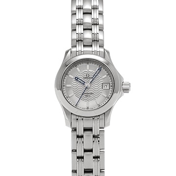 オメガ シーマスター 120 クォーツ 2581.31 シルバー レディース 時計 【中古】【wristwatch】