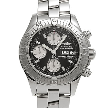 ブライトリング クロノ スーパーオーシャン A111B83PRS ブラック/シルバー メンズ 時計 【中古】【wristwatch】