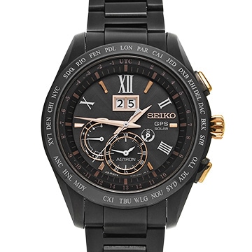 セイコー アストロン SBXB141 ブラック メンズ 時計 【中古】【wristwatch】