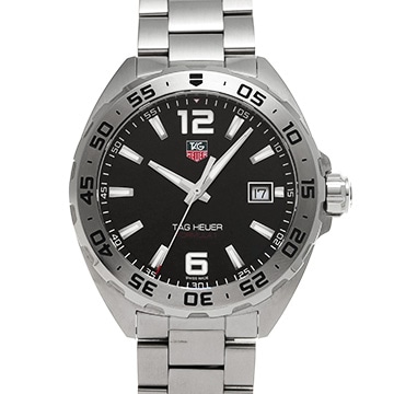 タグ ホイヤー フォーミュラ1 クォーツ WAZ1112.BA0875 ブラック メンズ 時計 【中古】【wristwatch】