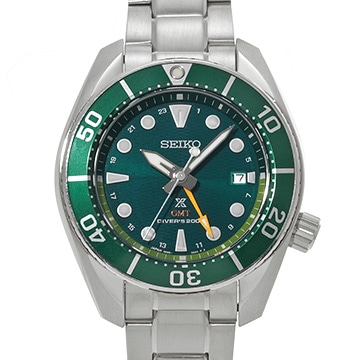 セイコー プロスペックス ダイバーズ GMT SDPK001 グリーン メンズ 時計 【中古】【wristwatch】