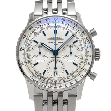 ブライトリング ナビタイマー B01 クロノグラフ 41 AB0139A71G1A1 シルバー メンズ 時計 【中古】【wristwatch】