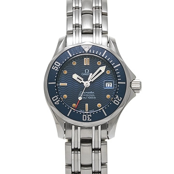 オメガ シーマスター 300 2583.80 ブルー レディース 時計 【中古】【wristwatch】