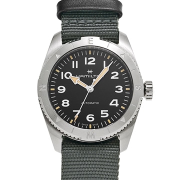 ハミルトン カーキ フィールド エクスペディション H70225930 ブラック メンズ 時計 【中古】【wristwatch】