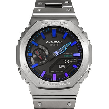 カシオ G-SHOCK GM-B2100シリーズ フルメタル GM-B2100PC-1AJF ブラック メンズ 時計 【中古】【wristwatch】