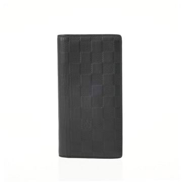 ルイ ヴィトン ダミエアンフィニ ポルトフォイユ ブラザ オニキス N63010 ダミエアンフィニ メンズ 財布 【中古】【purse】