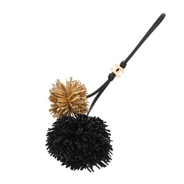 シャネル マトラッセ ミニ ハート バッグ チャーム ブラック/ゴールド AP4838 カーフスキン/メタリックカーフスキン レディース 【新品】【other】