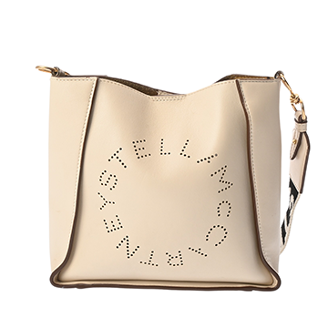 ステラマッカートニー パンチング ピュアホワイト 700073 フェイクレザー レディース バッグ 【中古】【bag】