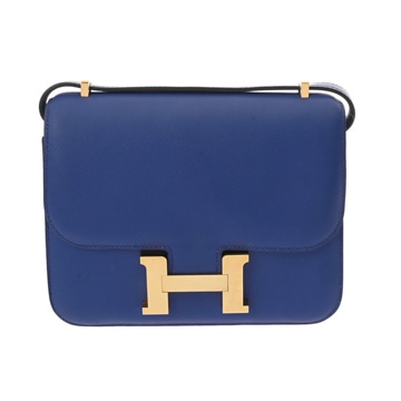 エルメス コンスタンス3 18 ブルーエレクトリック ヴォースイフト レディース バッグ 【中古】【bag】