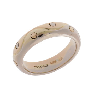 ブルガリ オンダリング ゴールド K18イエローゴールド YG/K18ホワイトゴールド WG レディース ジュエリー 【中古】【jewelry】