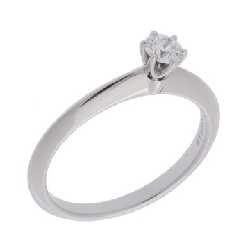ティファニー ソリティアリング 0.21ct シルバー Pt950プラチナ レディース ジュエリー 【中古】【jewelry】