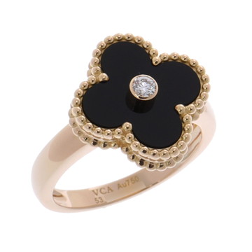 ヴァン クリーフ&アーペル ヴィンテージアルハンブラ リング ゴールド K18イエローゴールド YG レディース ジュエリー 【中古】【jewelry】