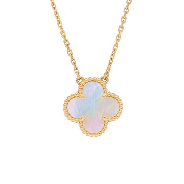 ヴァン クリーフ&アーペル ヴィンテージアルハンブラ ネックレス ゴールド VCARA45900 K18イエローゴールド YG レディース ジュエリー 【中古】【jewelry】