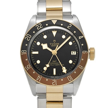 チューダー / チュードル ヘリテージ ブラックベイ GMT S&G 79833MN ブラック メンズ 時計 【中古】【wristwatch】