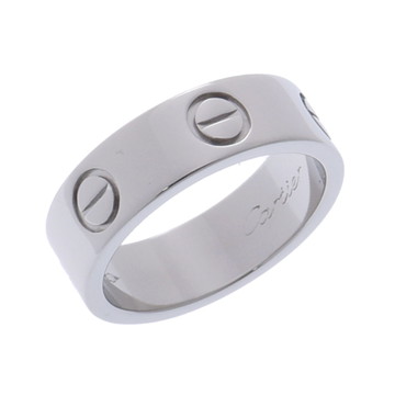 カルティエ ラブリング #48 シルバー B4041848 Pt950プラチナ レディース ジュエリー 【中古】【jewelry】